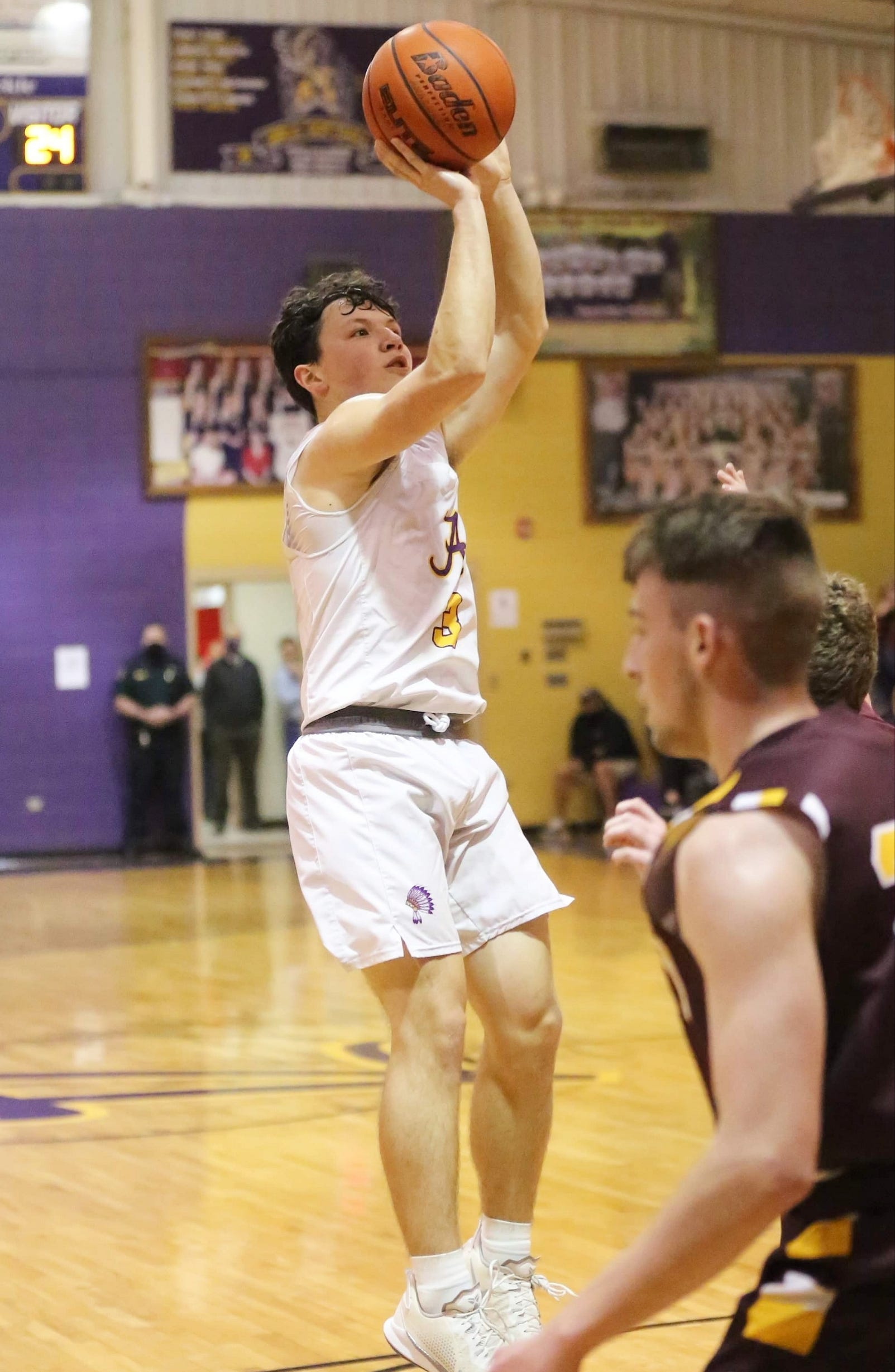 Anacoco senior Drew Tebbe recorded the seventh best single-season assist total in the nation during this past campaign for the Indians, racking up 394 in 40 total games, an average of 9.9 assists per outing.