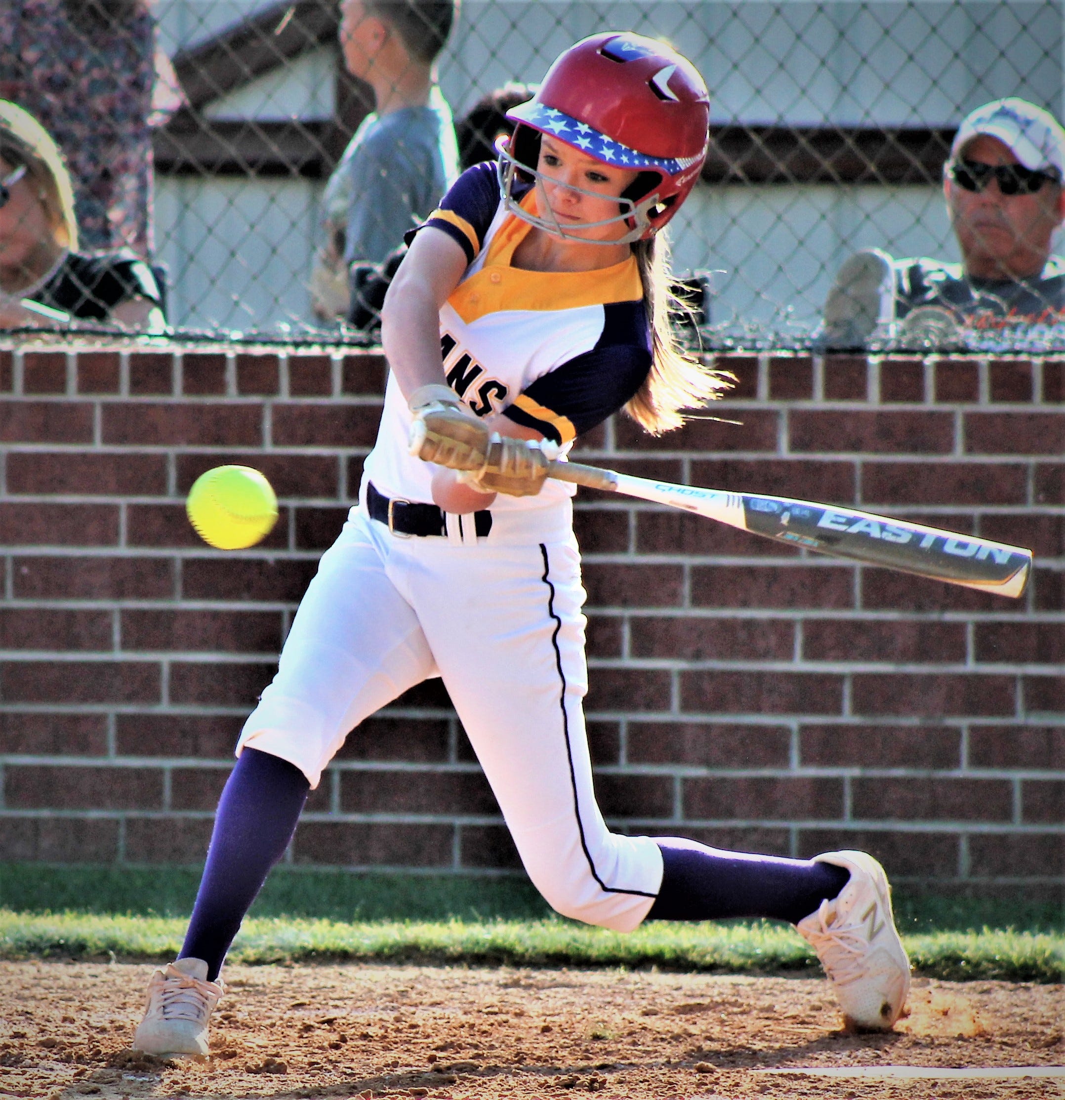 Anacoco lefty Brooklyn Bryant had an RBI in the Lady Indians' comeback win Thursday over Pitkin, 3-2