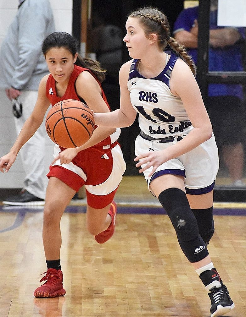 Rosepine's Kelly Norris (10) and the rest of the Lady Eagles will host the Northeast Lady Vikings at 5 p.m. Saturday in the first round of the Class 2A playoffs.