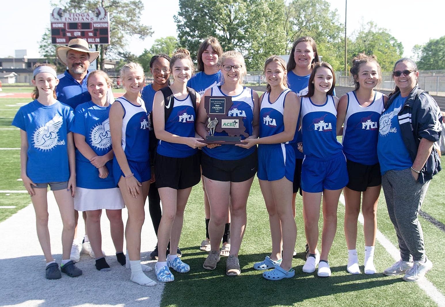 FTCA took state at the ACEL Track and Field Championship.