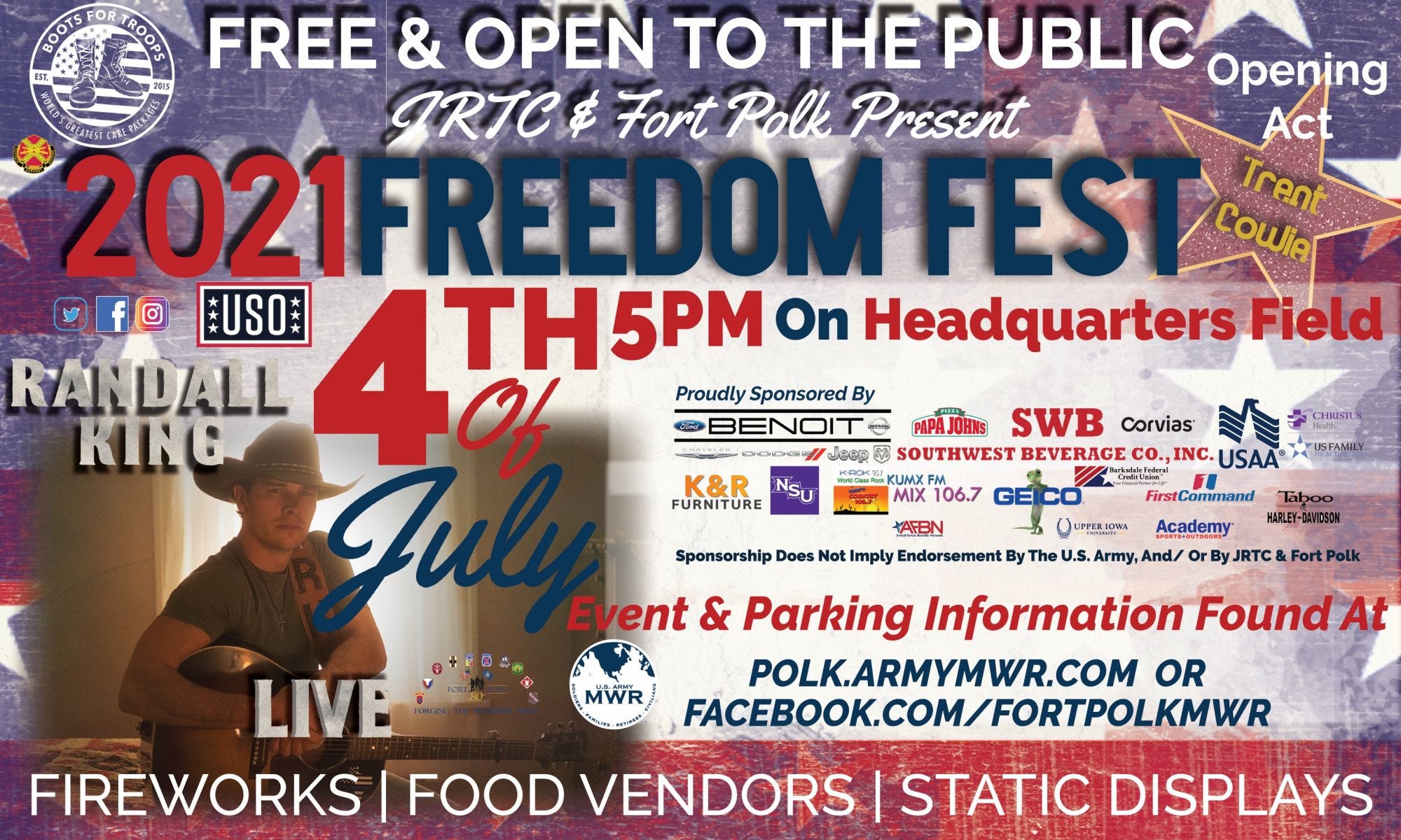 Fort Polk Announces Freedom Fest 2021 Leesville Leader Leesville Leader