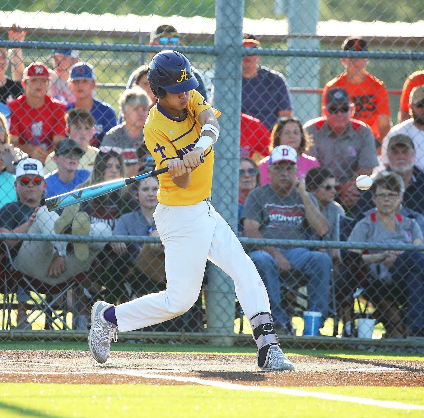 Anacoco's Reid Rodriguez had a double, a homer and four RBIs as the Indians blasted the Weston Wolves in the Class B quarterfinals on Saturday.