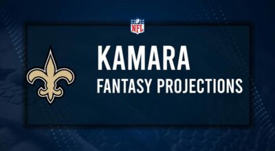 Alvin Kamara Fantasy Projections: Week 9 vs. the Panthers