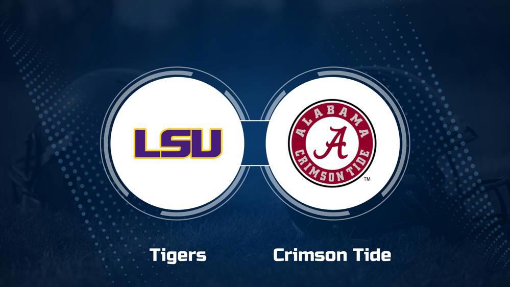 Where to Watch LSU vs. Alabama on TV or Streaming Live - Nov. 9