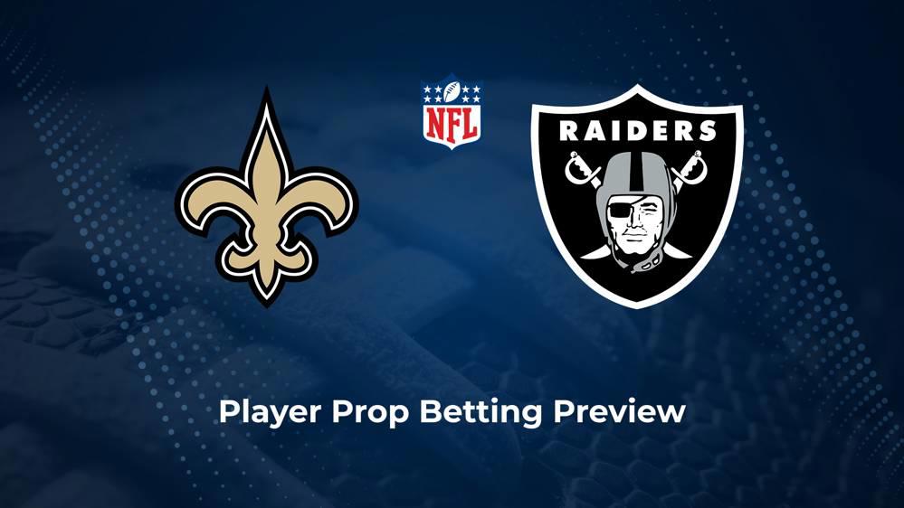 Saints vs. Raiders Player Props & Odds – Week 17