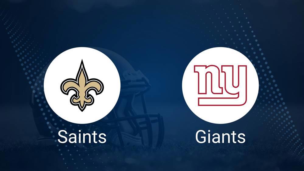 Where to Watch Saints vs. Giants on TV or Streaming Live - Dec. 8