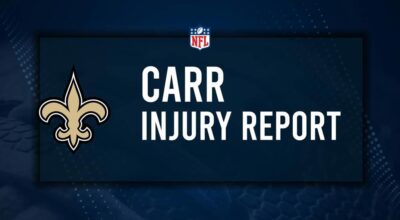 Will Derek Carr Play in Week 15? NFL Injury Status, News & Updates